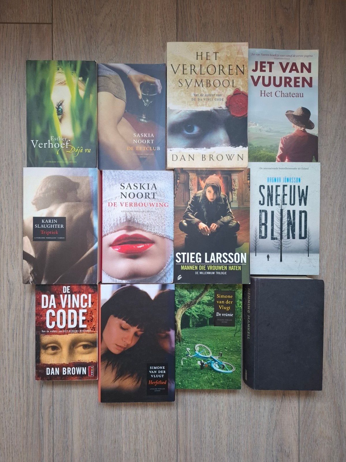 12 thrillers, Ophalen of Verzenden, Gelezen