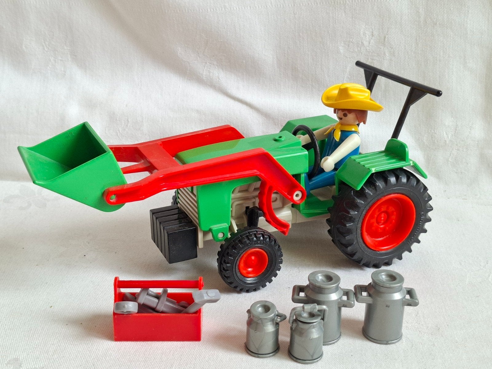 Playmobil System 3500 Tractor uit 1978, Ophalen of Verzenden, Zo goed als nieuw, Voertuig