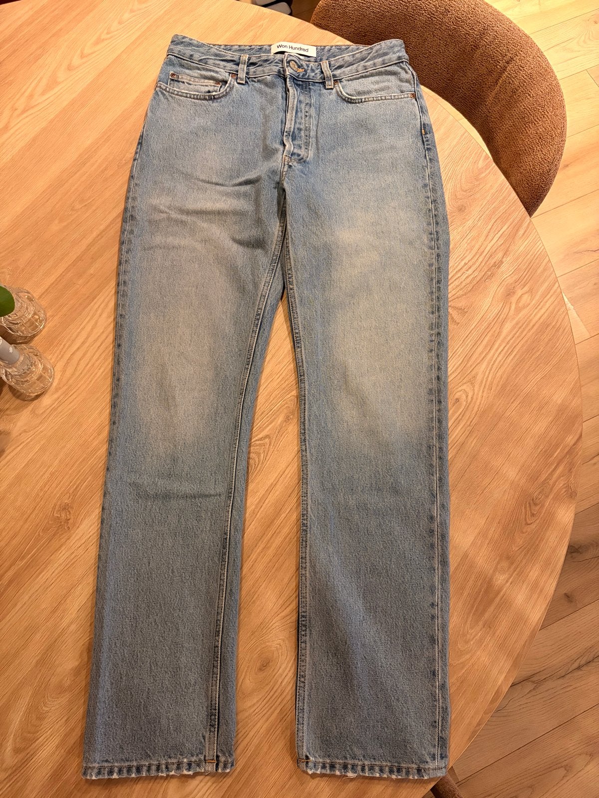 Won Hundred jeans heren straight - Zo goed als nieuw, Kleding | Heren, Ophalen of Verzenden, Zo goed als nieuw, Blauw, W32 (confectie 46) of kleiner