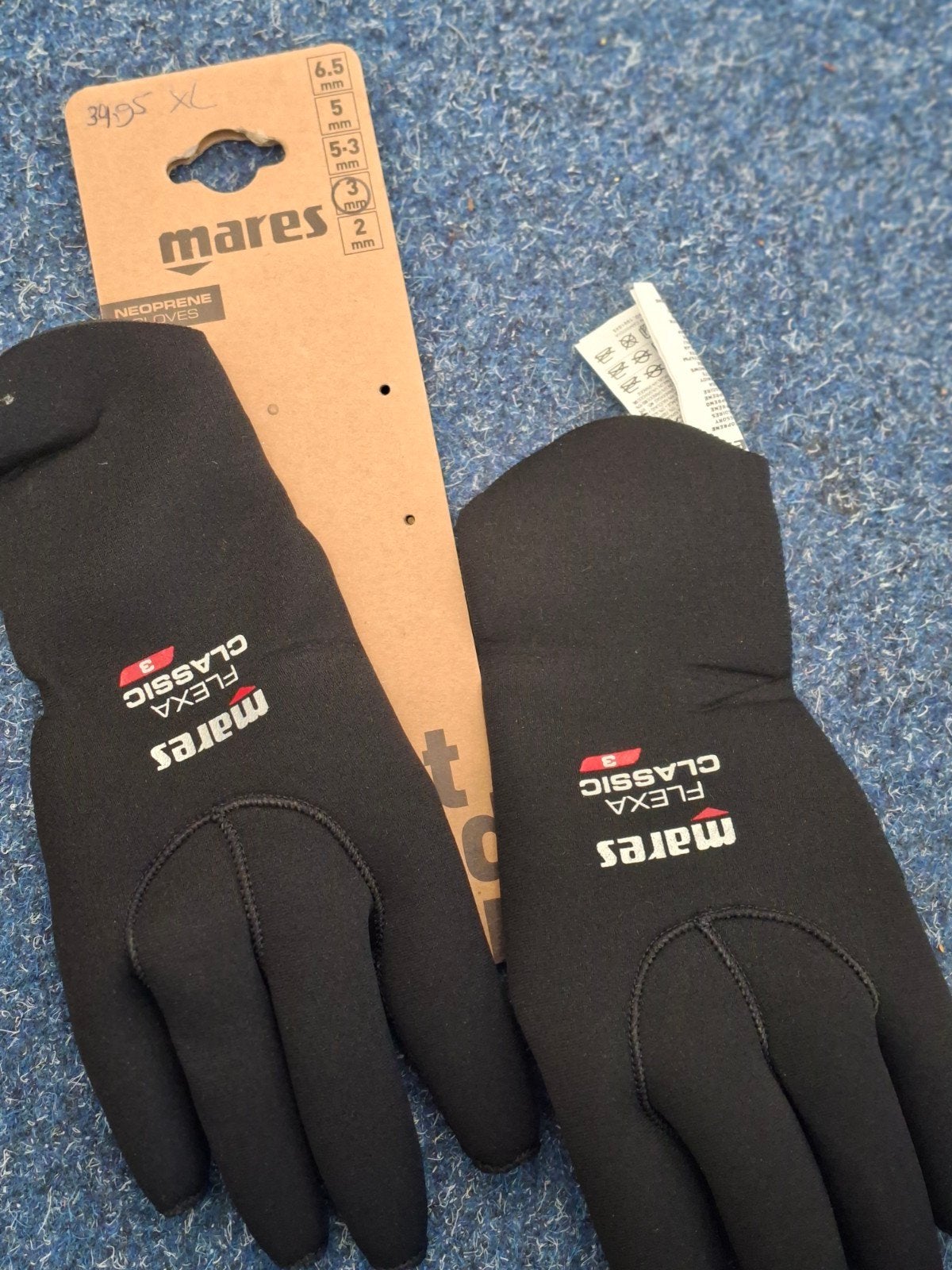 Mares Flexa Classic duikhandschoenen 3mm - Maat XL, Ophalen of Verzenden, Nieuw, Overige typen