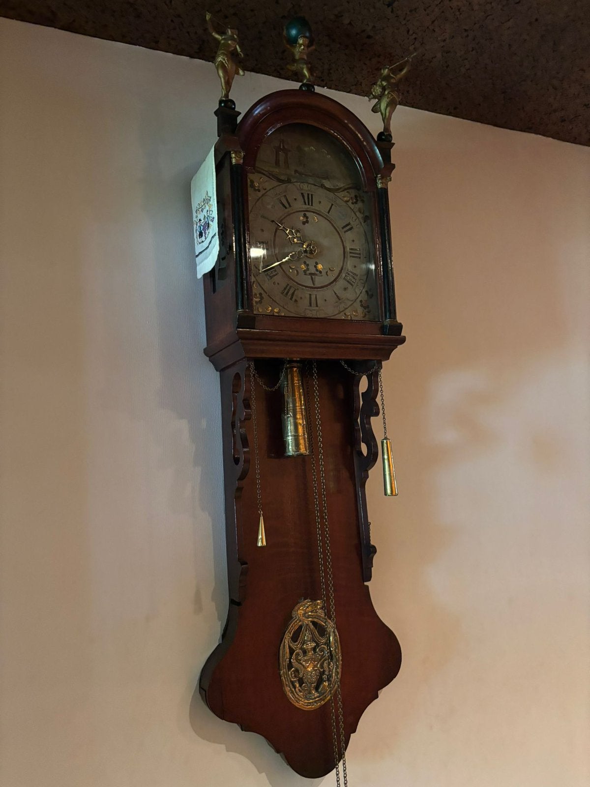 Antieke Friese staartklok, Antiek en Kunst, Ophalen