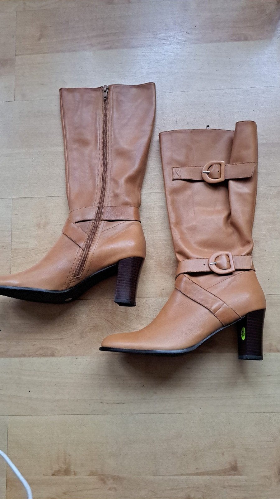 Cinderella leren laarzen - Zo goed als nieuw, Kleding | Dames, Hoge laarzen, Bruin, Ophalen of Verzenden, Zo goed als nieuw