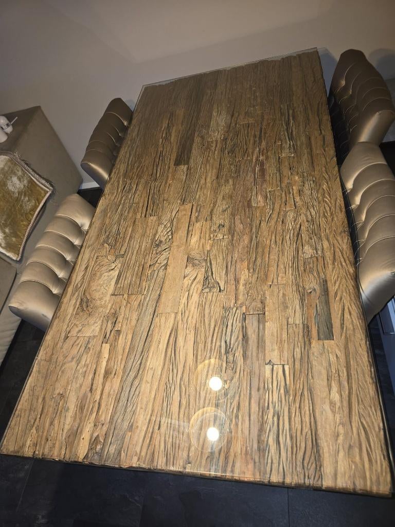 NU TE KOOP – LUXE EETHOEK + SALONTAFEL (SET DEAL!), Huis en Inrichting, Tafels | Eettafels, Ophalen, 50 tot 100 cm, Rond, 50 tot 100 cm