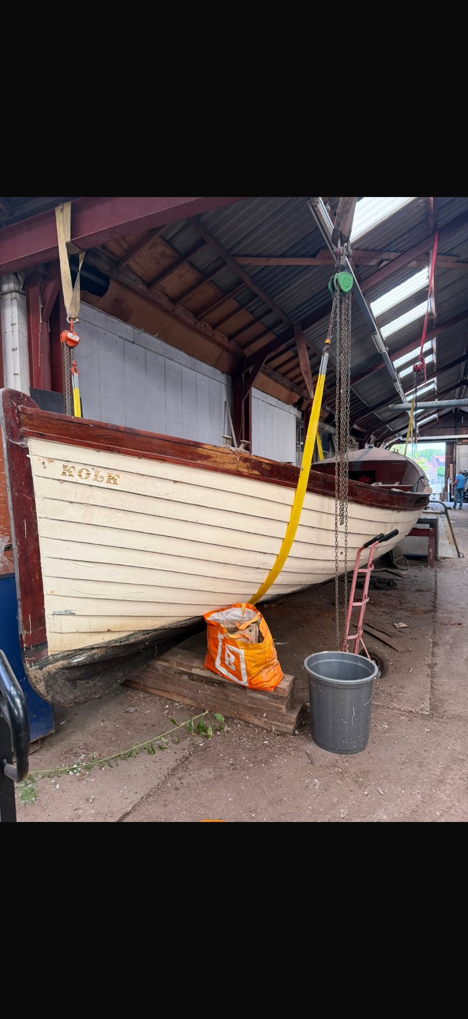 Klassieke houten boot 'KOLK' - Opknapproject, Ophalen, Overige merken, Gebruikt, Binnenboordmotor