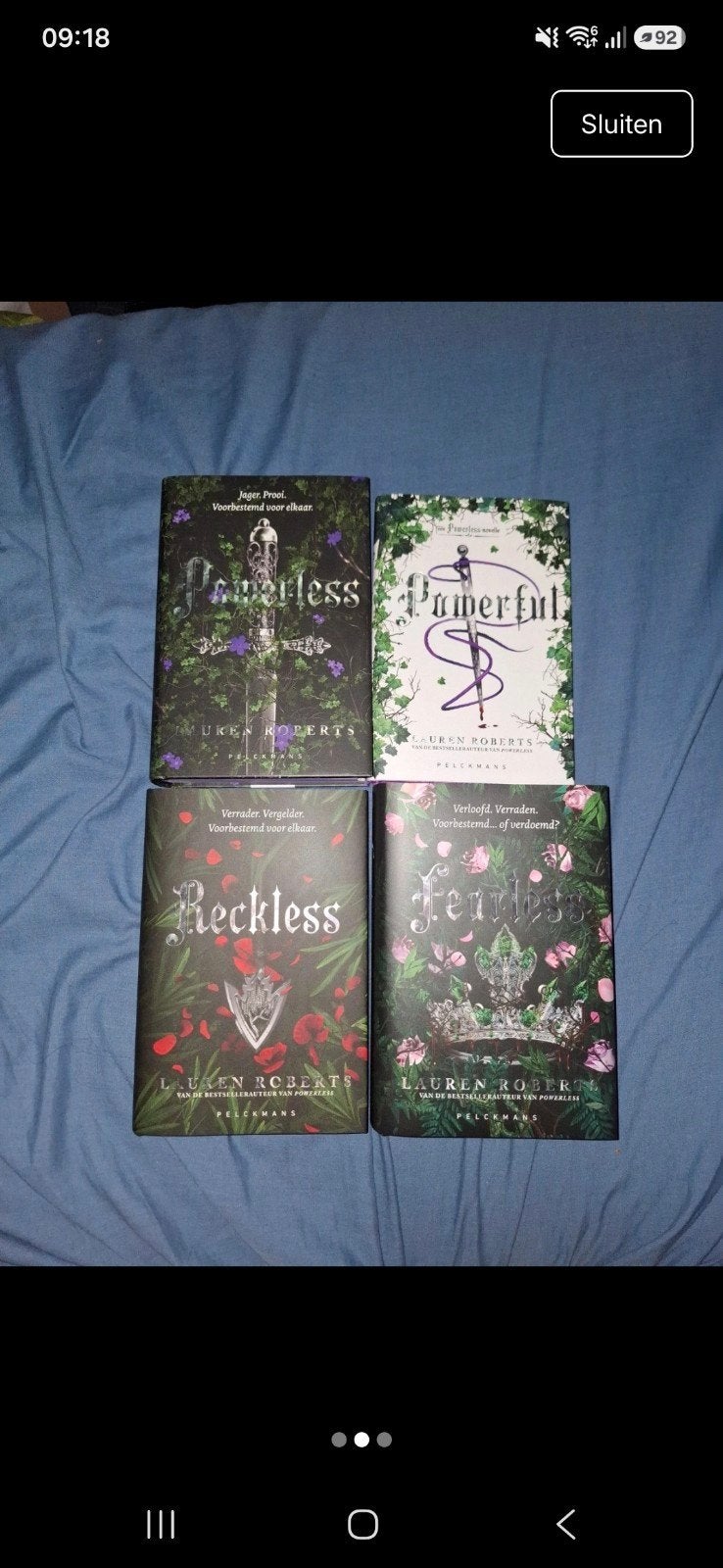 Laurien Roberts - Powerless, Fearless, Reckless, Heartless, Ophalen of Verzenden, Nieuw, Laurien Roberts, Nederland