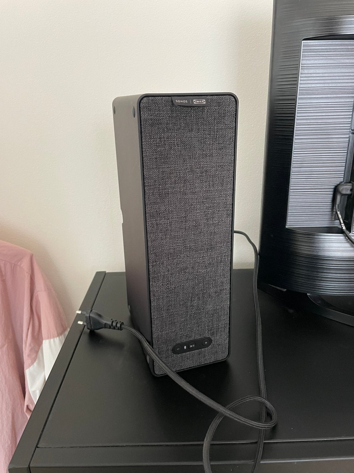 Zwarte Sonos Ikea Symfonisk speaker, Ophalen, Stereo speakers, Gebruikt, Sonos