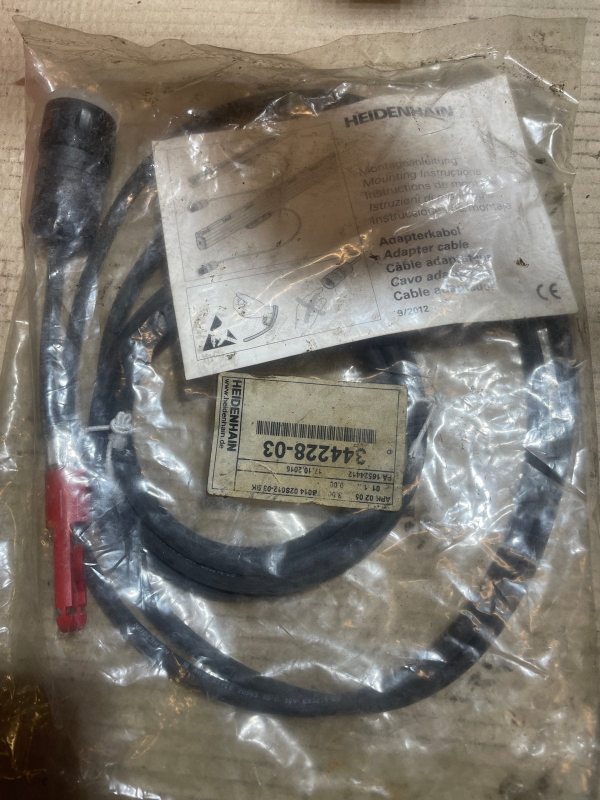 Heidenhain 344228-03 Adapterkabel voor Industriële Automatis, Ophalen, Nieuw