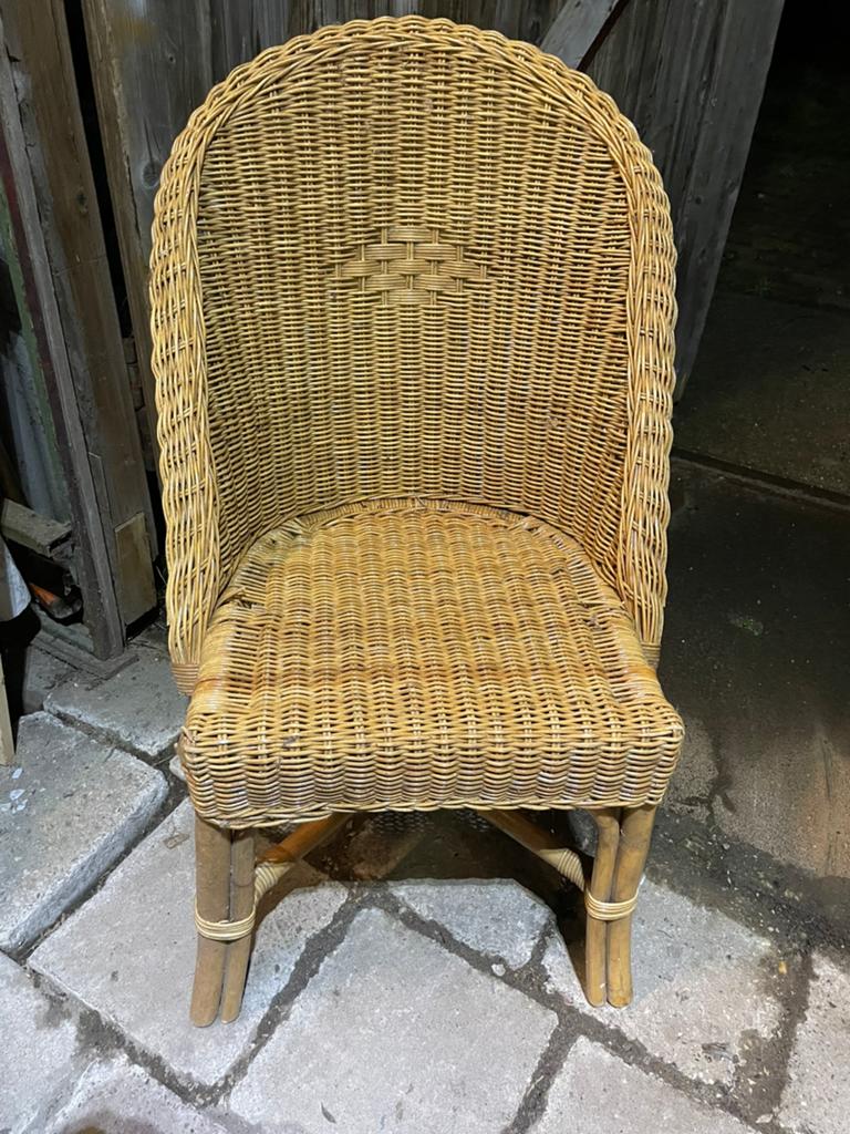 Rieten stoelen, Huis en Inrichting, Ophalen of Verzenden, Zo goed als nieuw