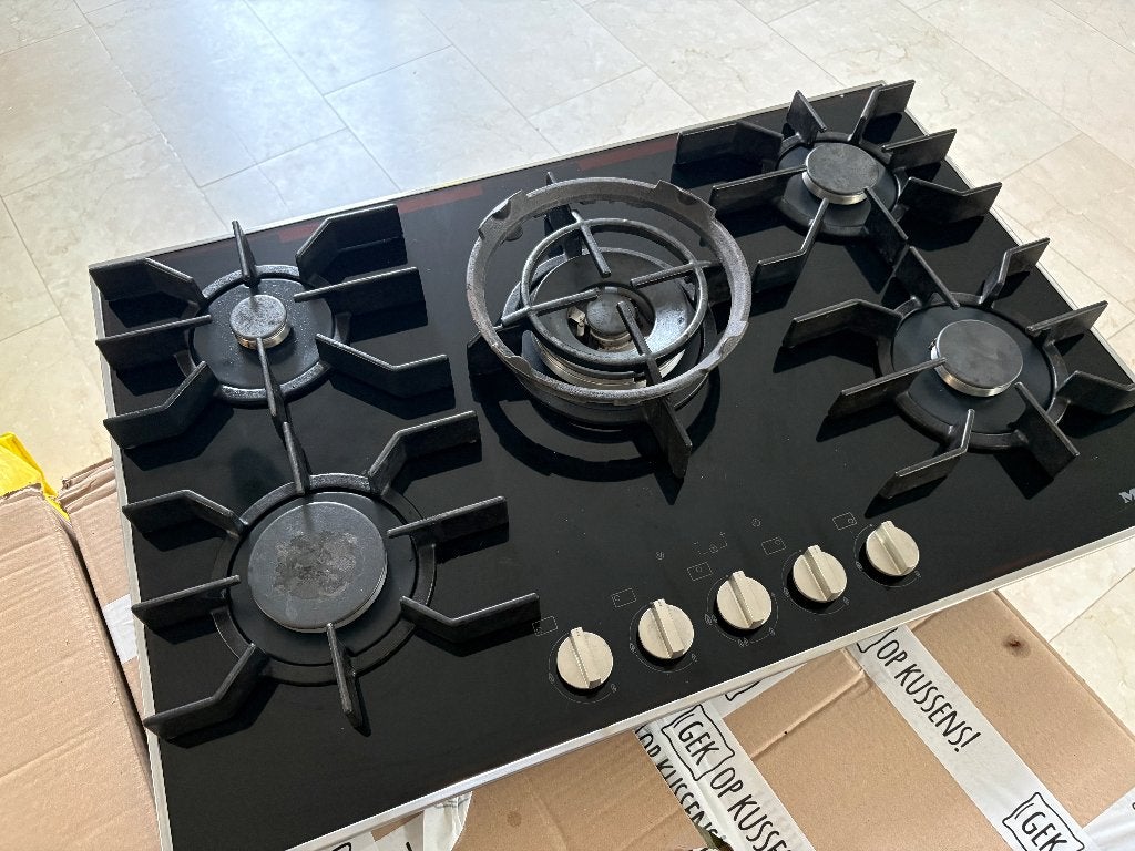 Miele 3034 gaskookplaat, Ophalen, Gebruikt, Inbouw, Gas