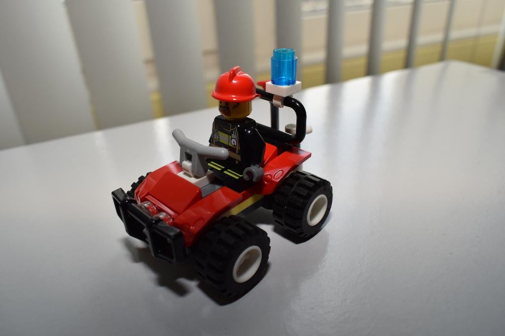 Lego 30361 Polybag City brandweer Quad, Compleet, Lego, Ophalen of Verzenden, Zo goed als nieuw