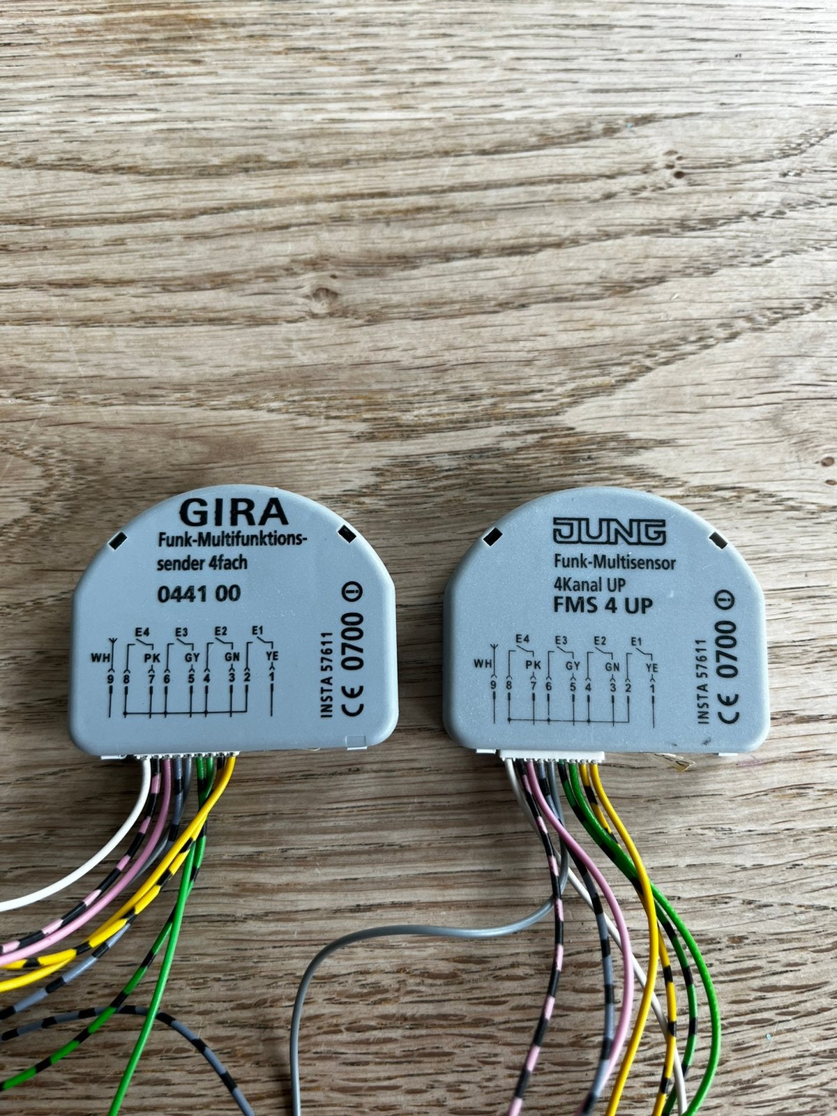 Gira/Jung Funk-Multifunctionssender/Multisensor 4-kanaals, Doe-het-zelf en Verbouw, Elektra en Kabels, Ophalen of Verzenden, Gebruikt