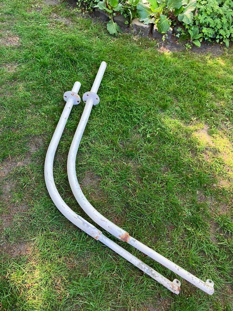 2 metalen Davits, Watersport en Boten, Ophalen, Gebruikt, Overige typen