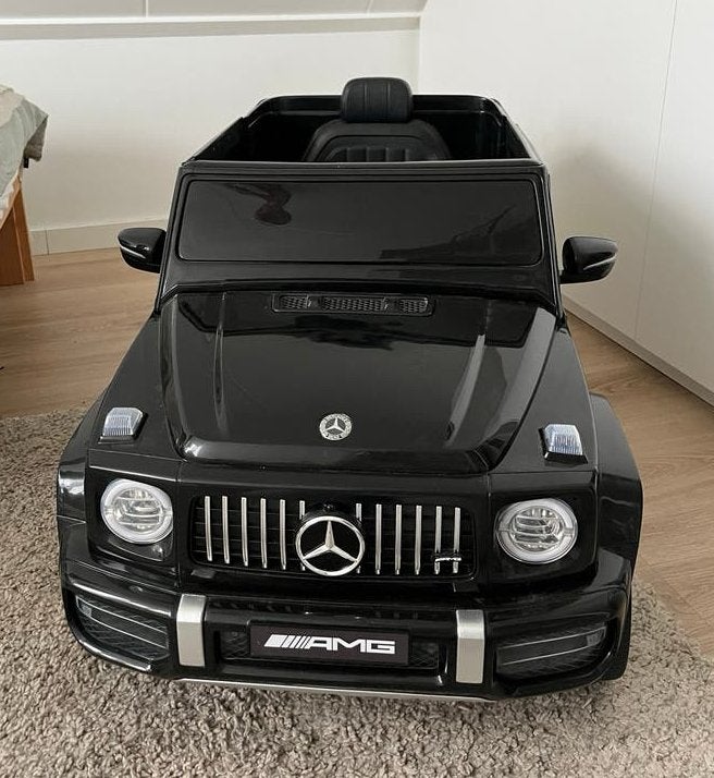 Mercedes G63 AMG elektrische kinderauto met afstandsbedienin, Ophalen, Zo goed als nieuw, Afstandsbediening