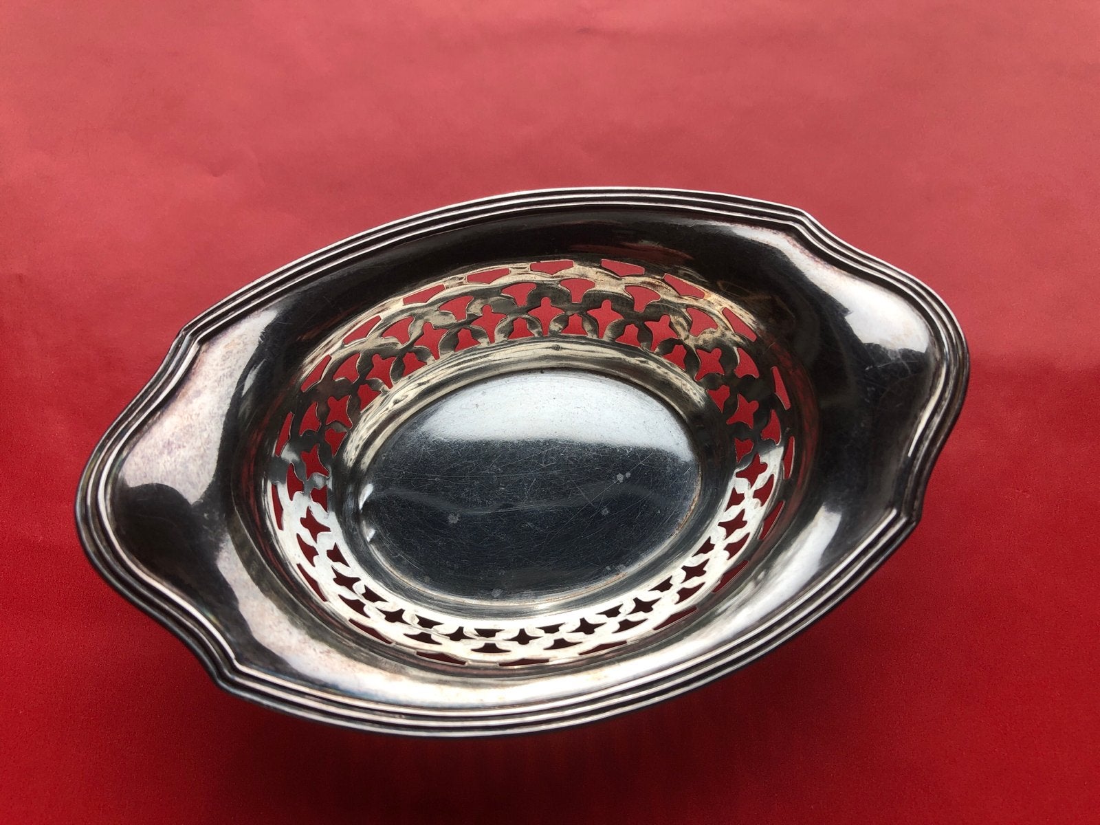 Antiek zilveren schaaltje van Birks Sterling zilver, Antiek en Kunst, Antiek | Goud en Zilver, Verzenden, Zilver