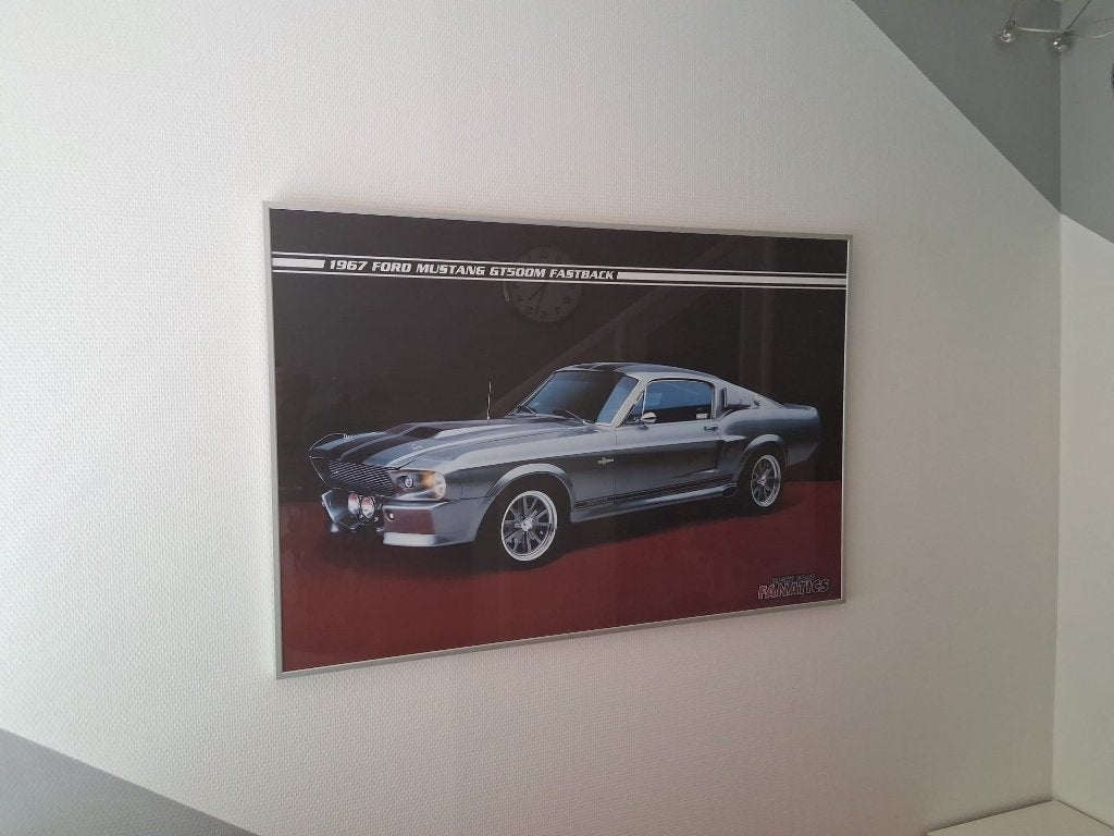 Aluminium fotolijst 61 x 91 cm, Audio, Tv en Foto, Fotografie | Fotolijsten, Ophalen, Zilver, Hangend, Zo goed als nieuw