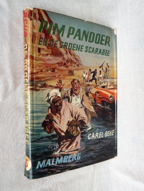 Carel Beke Pim pandoer en de groene scarabee. Deel 5. 1956., Boeken, Gelezen, Ophalen of Verzenden, Fictie, Carel Beke