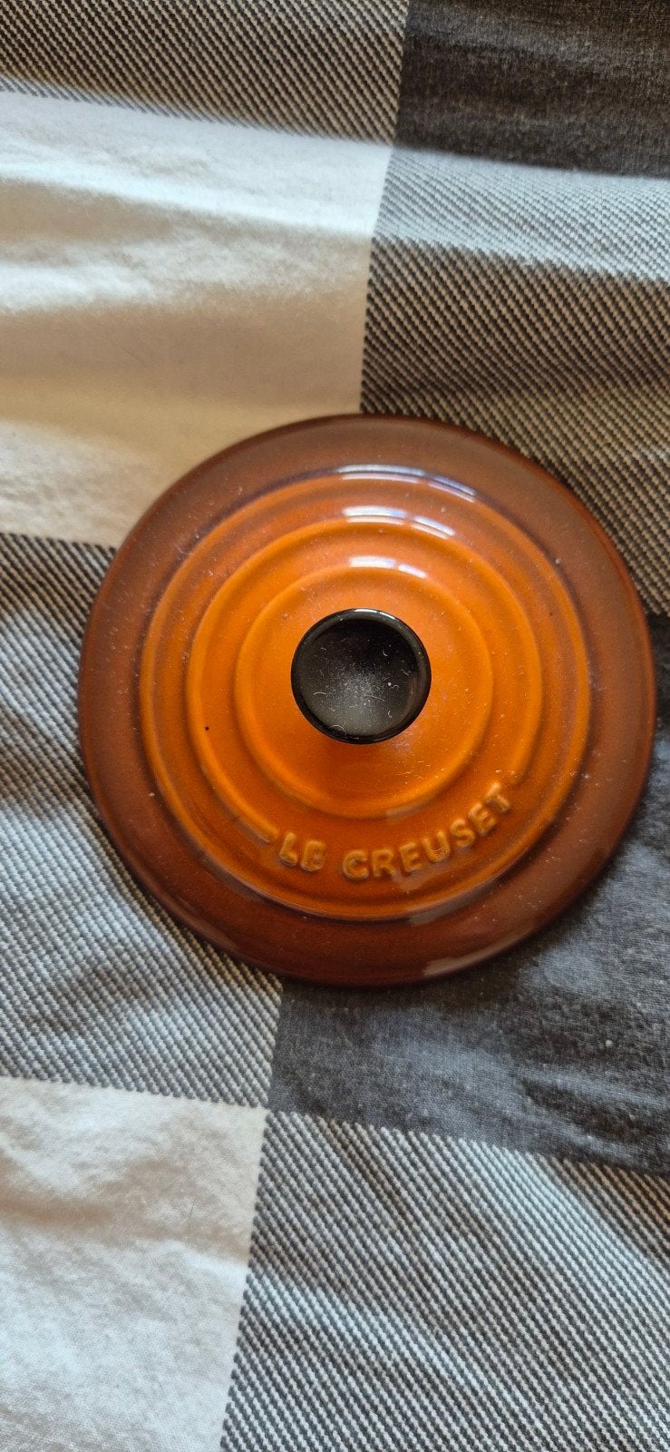 Le Creuset deksel - Oranje, Ophalen of Verzenden