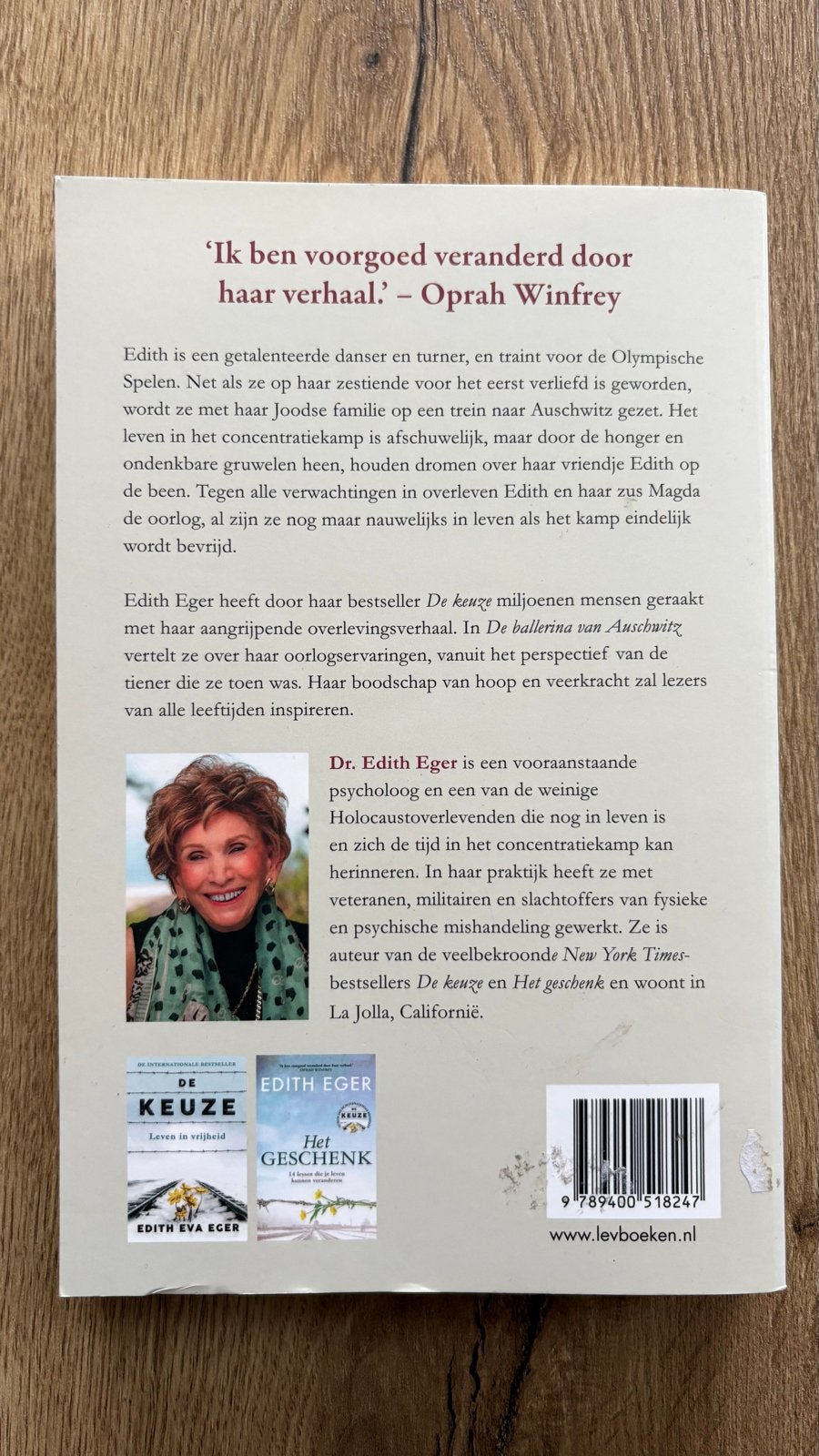 De Ballerina van Auschwitz - Edith Eger, Boeken, Ophalen of Verzenden, Tweede Wereldoorlog, Zo goed als nieuw, Algemeen
