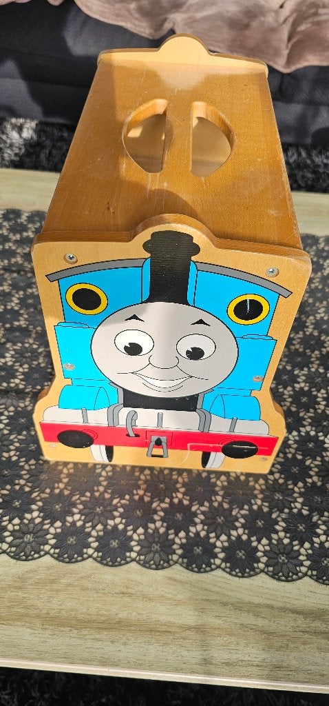 Thomas de trein Hout Opbergkruk Voor Treintjes, Ophalen of Verzenden, Zo goed als nieuw