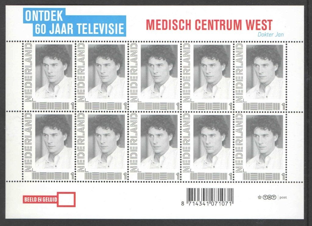 Postzegels Ontdek 60 jaar Televisie: Medisch Centrum West, Postzegels en Munten, Ophalen of Verzenden, Na 1940, Postfris
