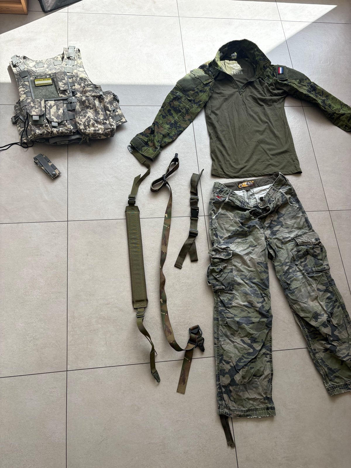 Airsoft kleding en uitrusting set, Ophalen of Verzenden, Overige soorten, Nederland, Kleding of Schoenen