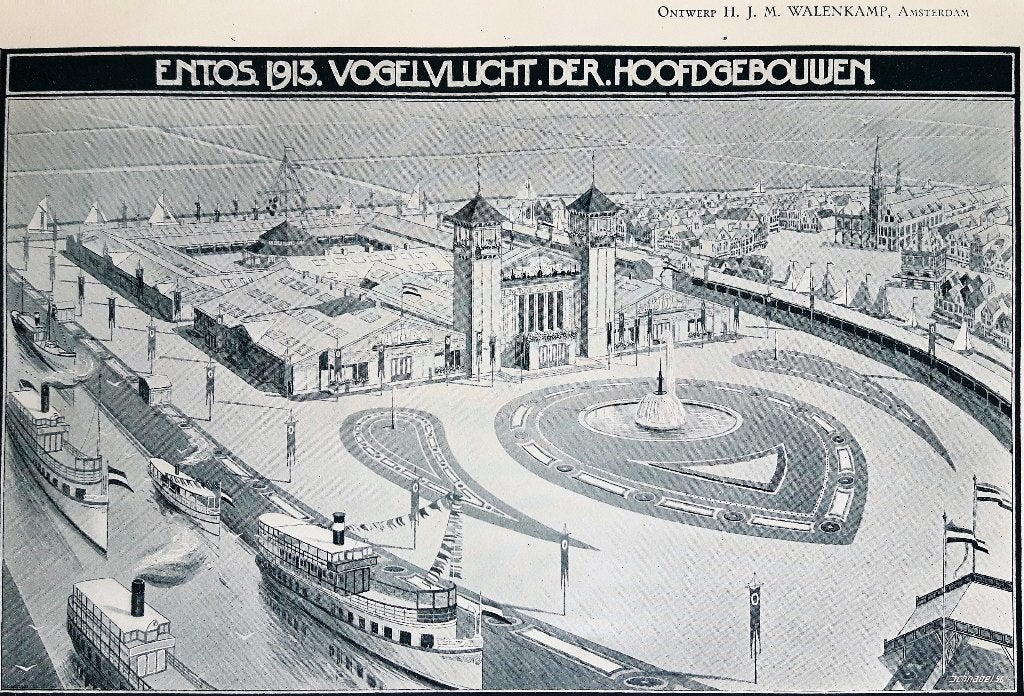 ENTOS. Eerste Ned. Tentoonstelling op Scheepvaartgebied 1913, Ophalen of Verzenden, Feith, jhr. Jan