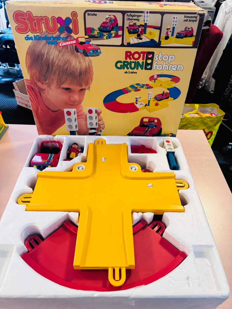 Struxi Carrera kinder racebaan met draaimolen, Overige merken, Racebaan, Zelf te bouwen, Ophalen of Verzenden