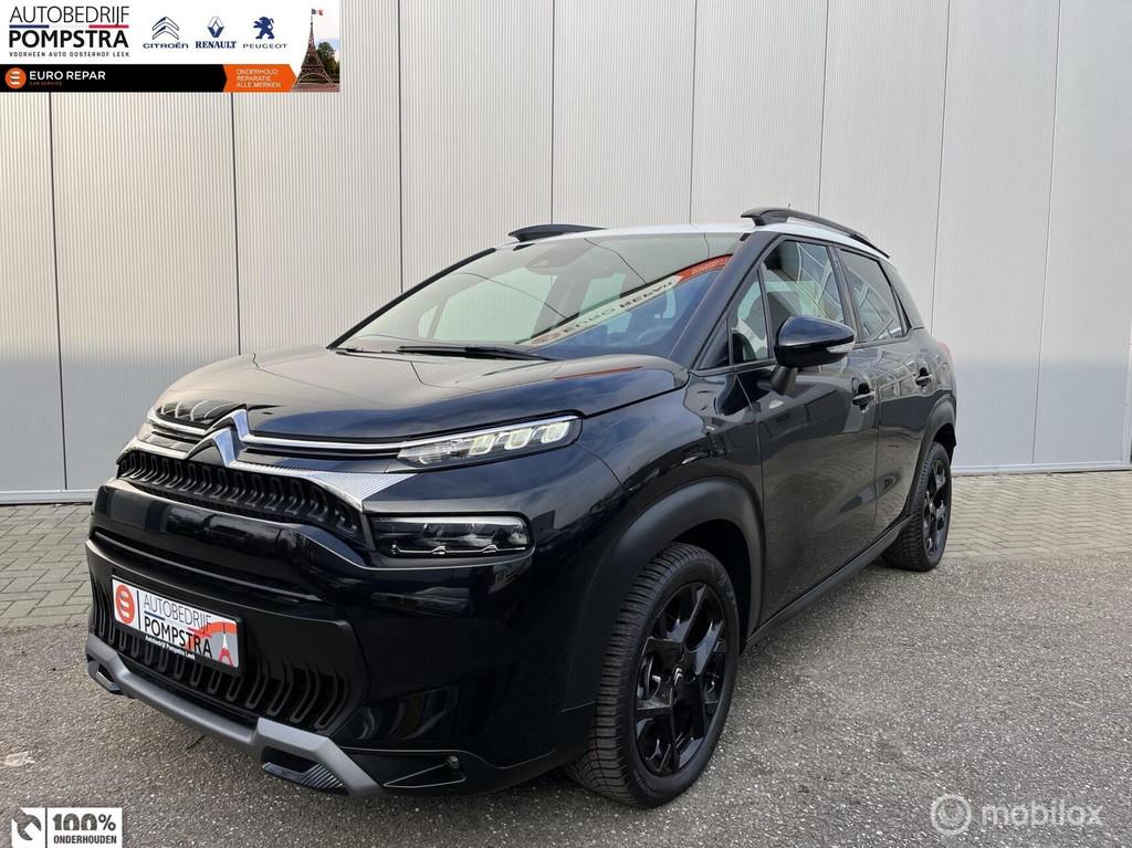 Citroen C3 Aircross 1.2 PureTech 110PK Shine Pack VOL OPTIES, Voorwielaandrijving, 1154 kg, Gebruikt, Zwart