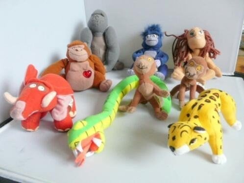 McDonalds 2000 # Tarzan (stof 19cm) 9 stuks, Ophalen of Verzenden, Leeuwenkoning of Jungle Boek, Zo goed als nieuw, Beeldje of Figuurtje