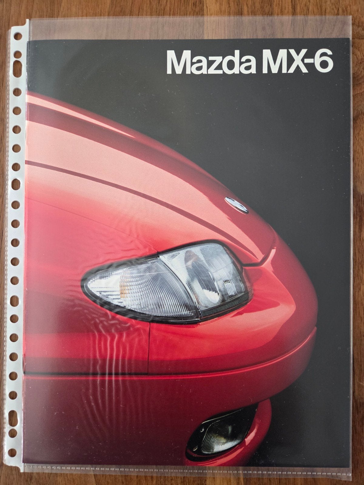 Mazda MX6 folder, 1992, Ophalen of Verzenden, Zo goed als nieuw, Mazda
