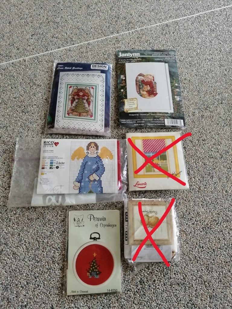 Borduur pakketten ( opengemaakt ), Ophalen, Nieuw, Handborduren, Borduurpakket