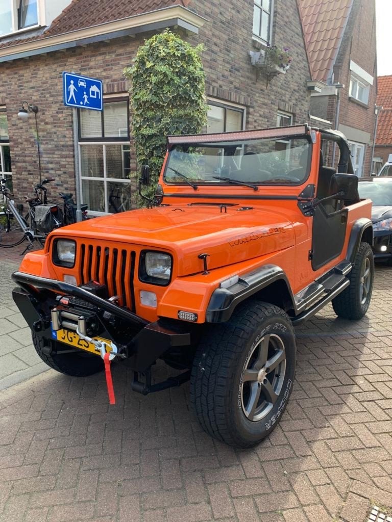 Jeep Wrangler 4.0i Softtop (bj 1987), Auto's, Oldtimers, Jeep, Stof, Overige kleuren, Cabriolet