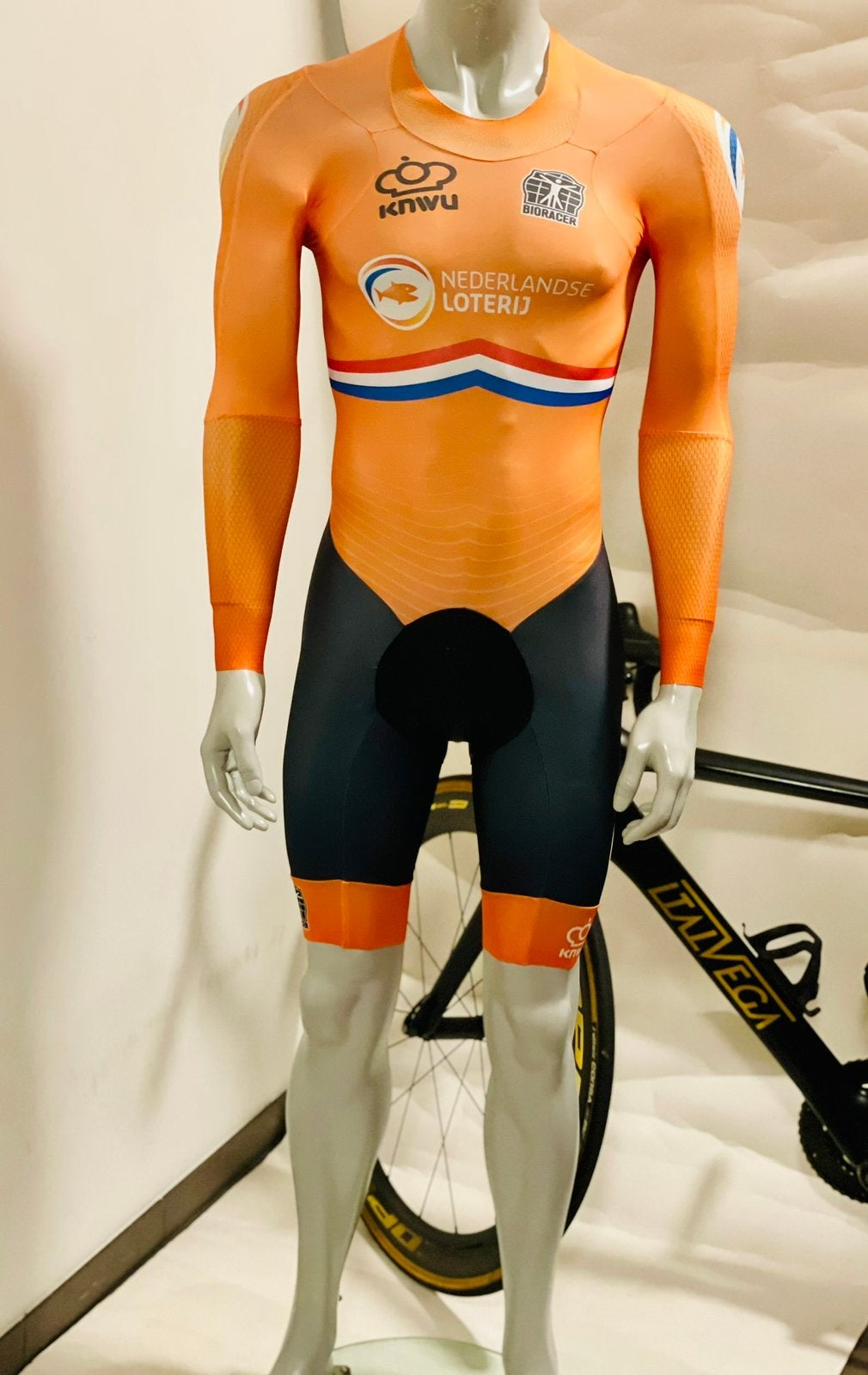 Wielrenkleding snelpak speedsuit tijdritpak wielrenpak S, S, Ophalen of Verzenden, Zo goed als nieuw, Dames