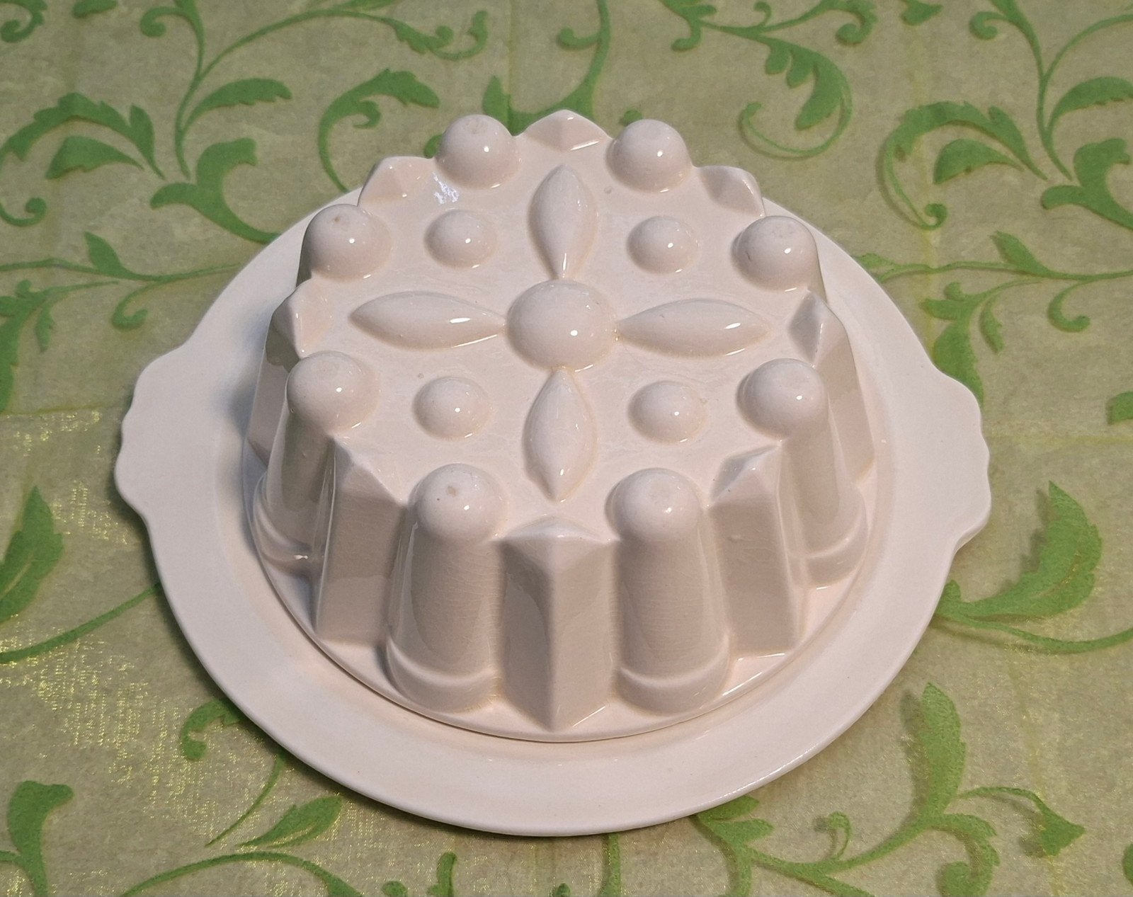 vintage puddingvorm Societe Ceramique Maestricht, Antiek en Kunst, Antiek | Keukenbenodigdheden, Ophalen of Verzenden