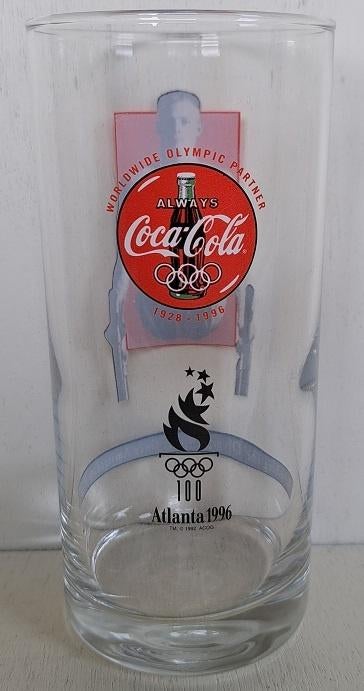 Coca-Cola Glas Always Atlanta 1996 Turner, Verzamelen, Ophalen of Verzenden, Zo goed als nieuw, Gebruiksvoorwerp