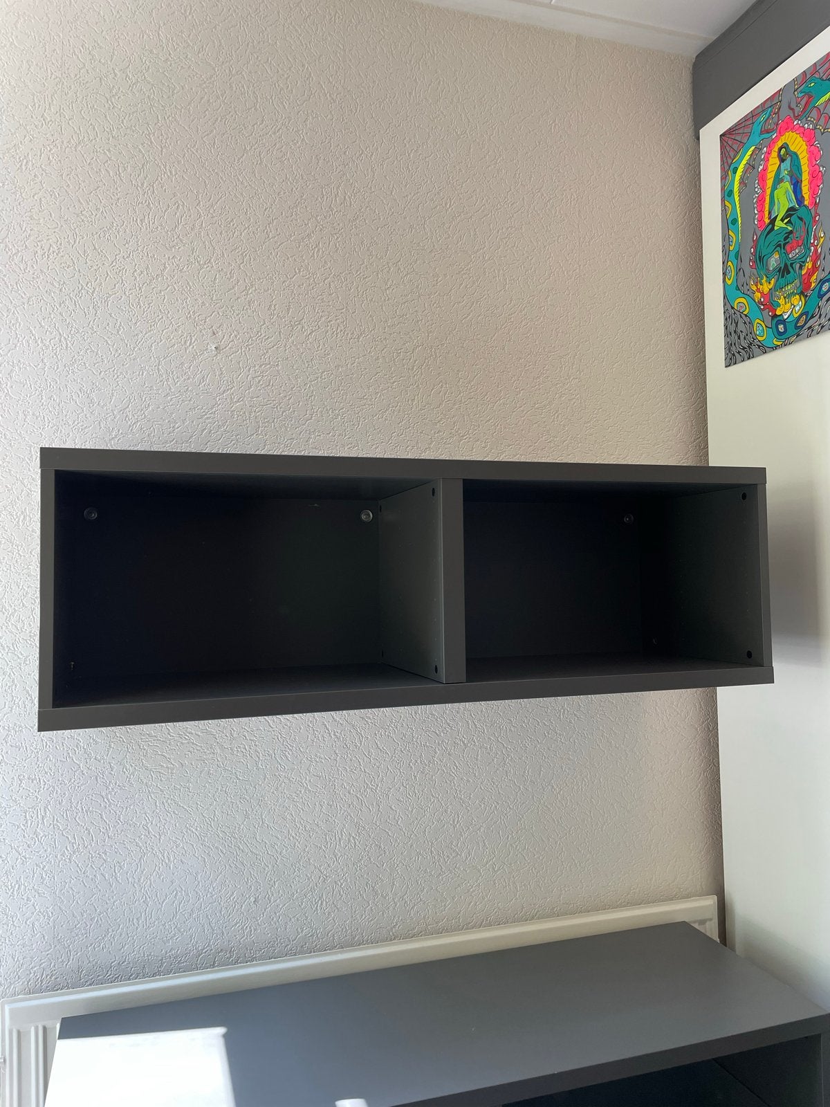 IKEA BESTÅ Frame, donkergrijs, 120x40x38 cm, Ophalen, Zo goed als nieuw