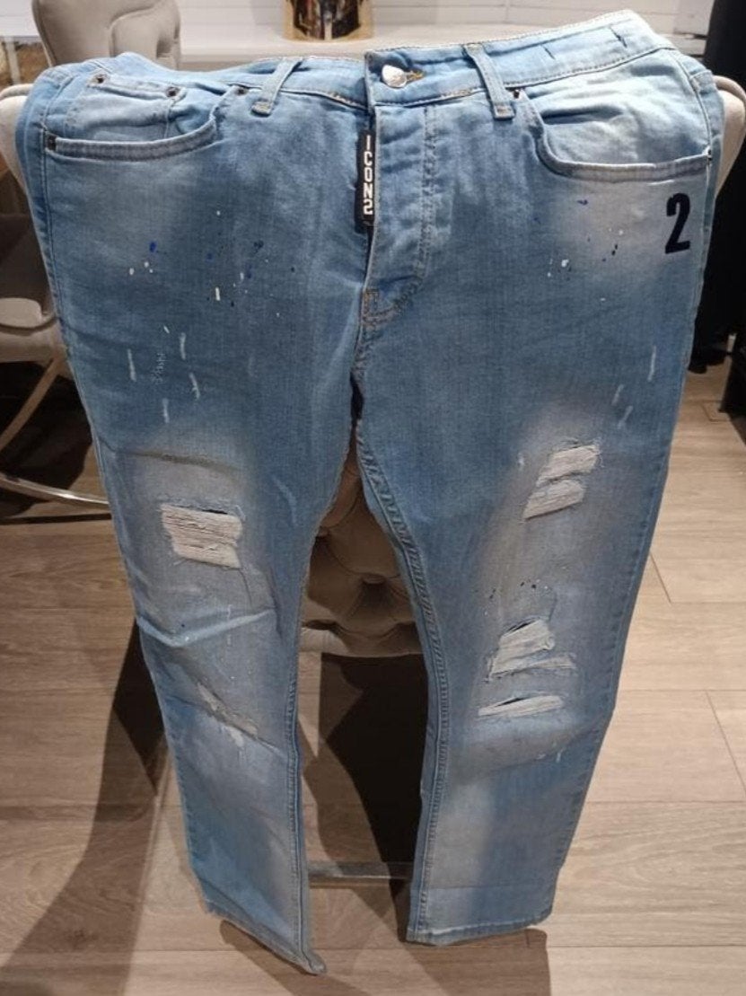 spijkerbroeken van het merk Icon nieuw, Kleding | Heren, Spijkerbroeken en Jeans, W36 - W38 (confectie 52/54), Blauw, Nieuw, Ophalen of Verzenden
