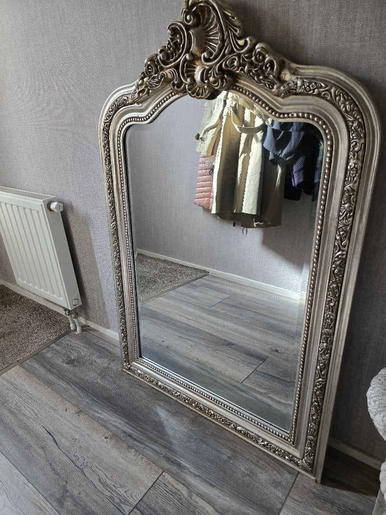 Kuifspiegel, Huis en Inrichting, Woonaccessoires | Spiegels, Ophalen, Minder dan 50 cm, Gebruikt, 100 tot 150 cm