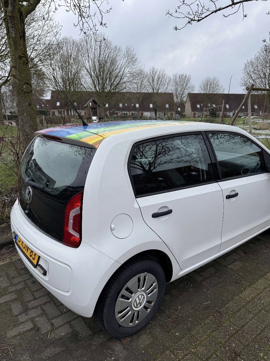 Stuntprijs Volkswagen up! 1.0 50KW Ecofuel 2013 Wit, Voorwielaandrijving, Up!, 4 stoelen, Overige brandstoffen