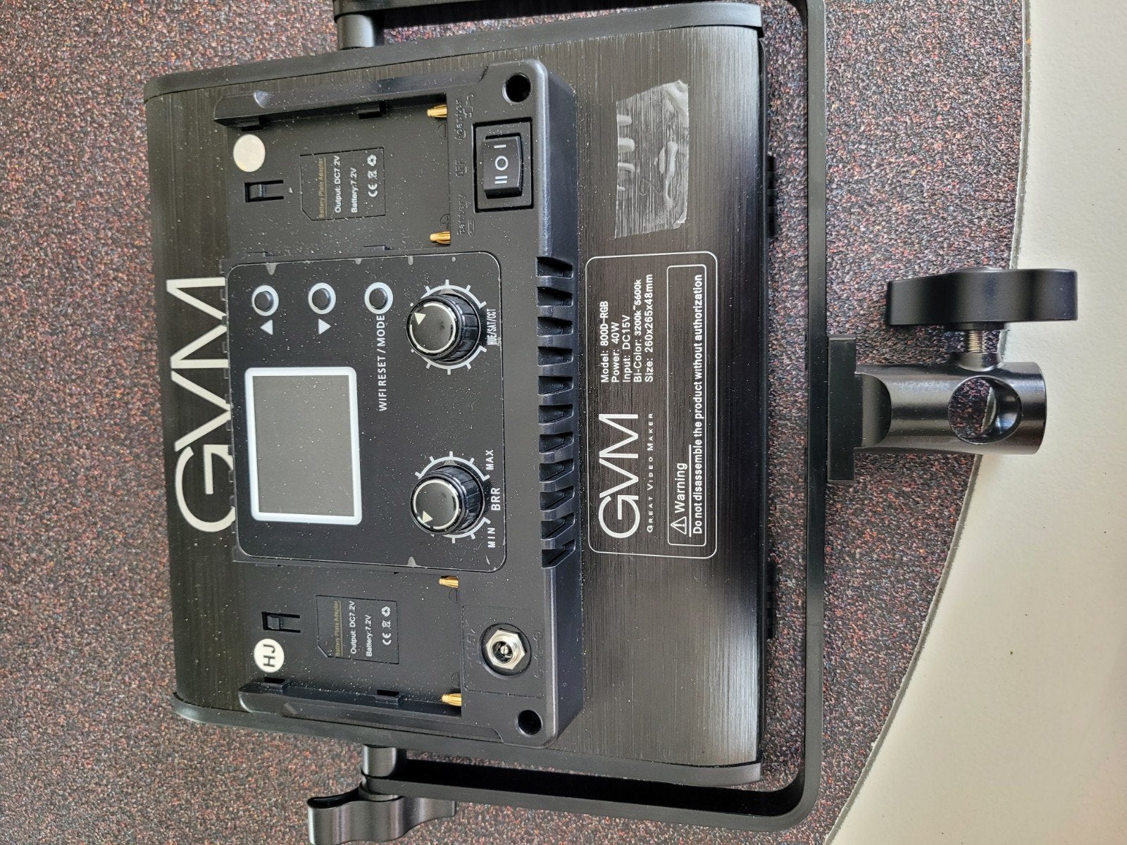 GVM 8000-RGB LED Videolamp voor Video en Fotografie, Ophalen of Verzenden