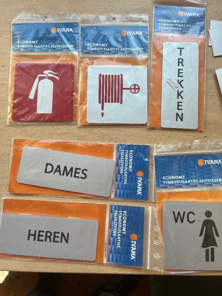 deurbordjes, Tekstbord, Ophalen of Verzenden, Nieuw, Metaal
