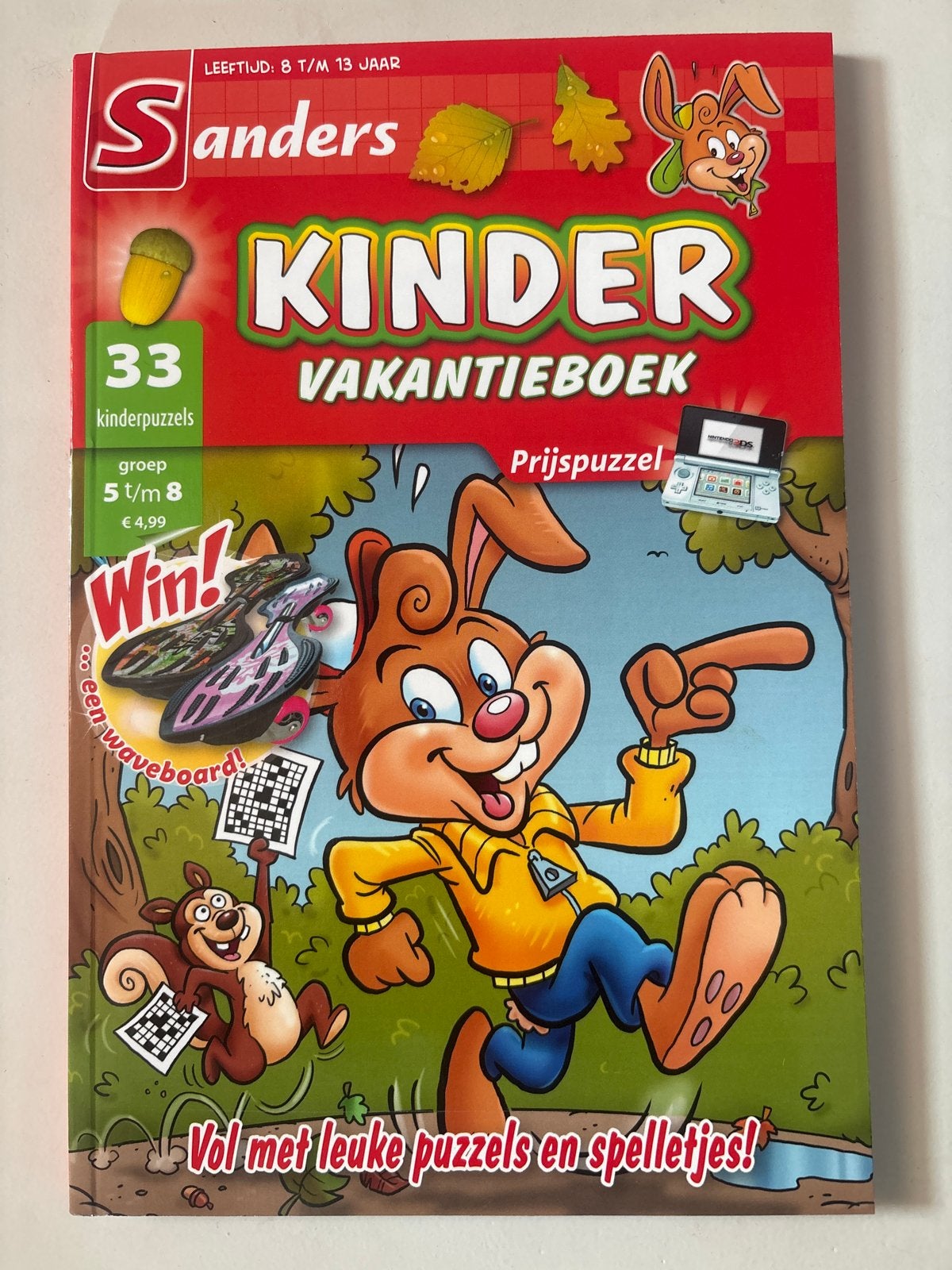 Kinder Vakantie puzzelboek  - NIEUW - 8-13 jaar, Ophalen of Verzenden, Minder dan 500 stukjes, Nieuw, Puzzelboek