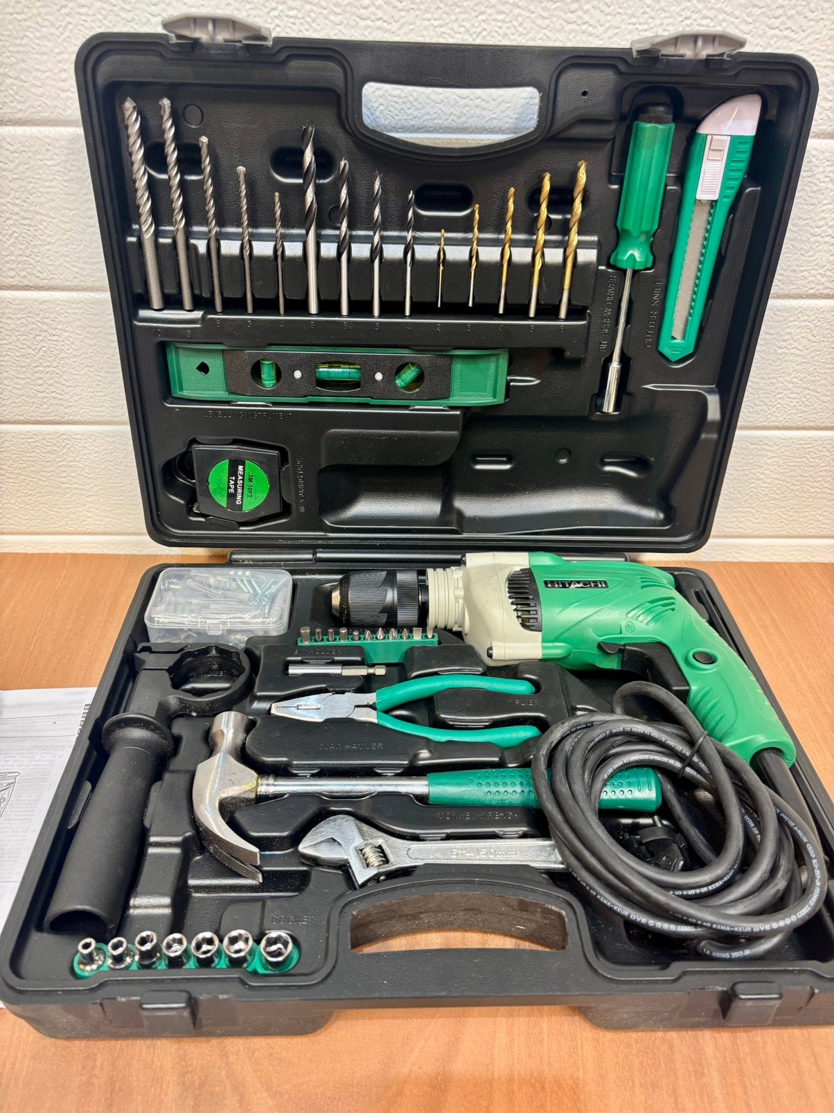 Hitachi DV16VSS Klopboormachine + Divers Gereedschap Nieuw, Ophalen of Verzenden, Nieuw, 600 watt of meer, Klopboormechanisme