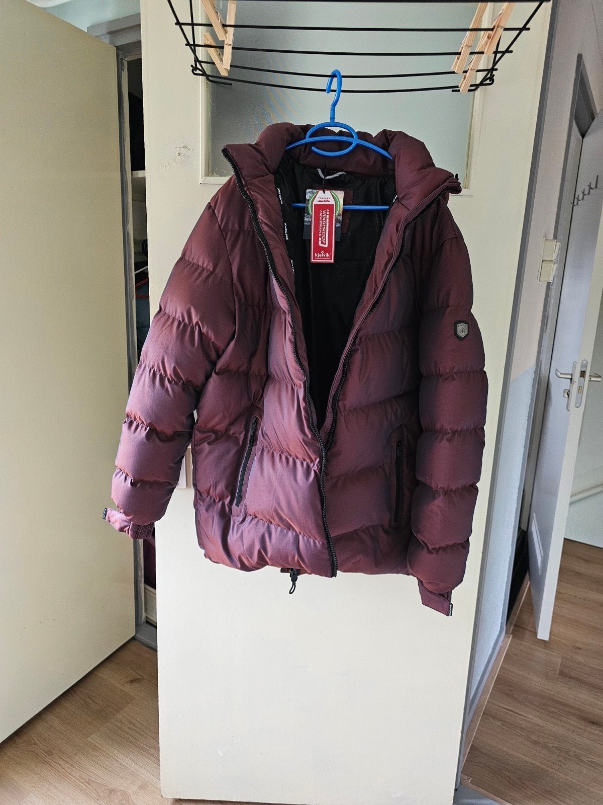Nieuwe Kjelvik winterjas heren - Maat XXL, Kleding | Heren, Paars, Nieuw, Ophalen of Verzenden, Overige maten