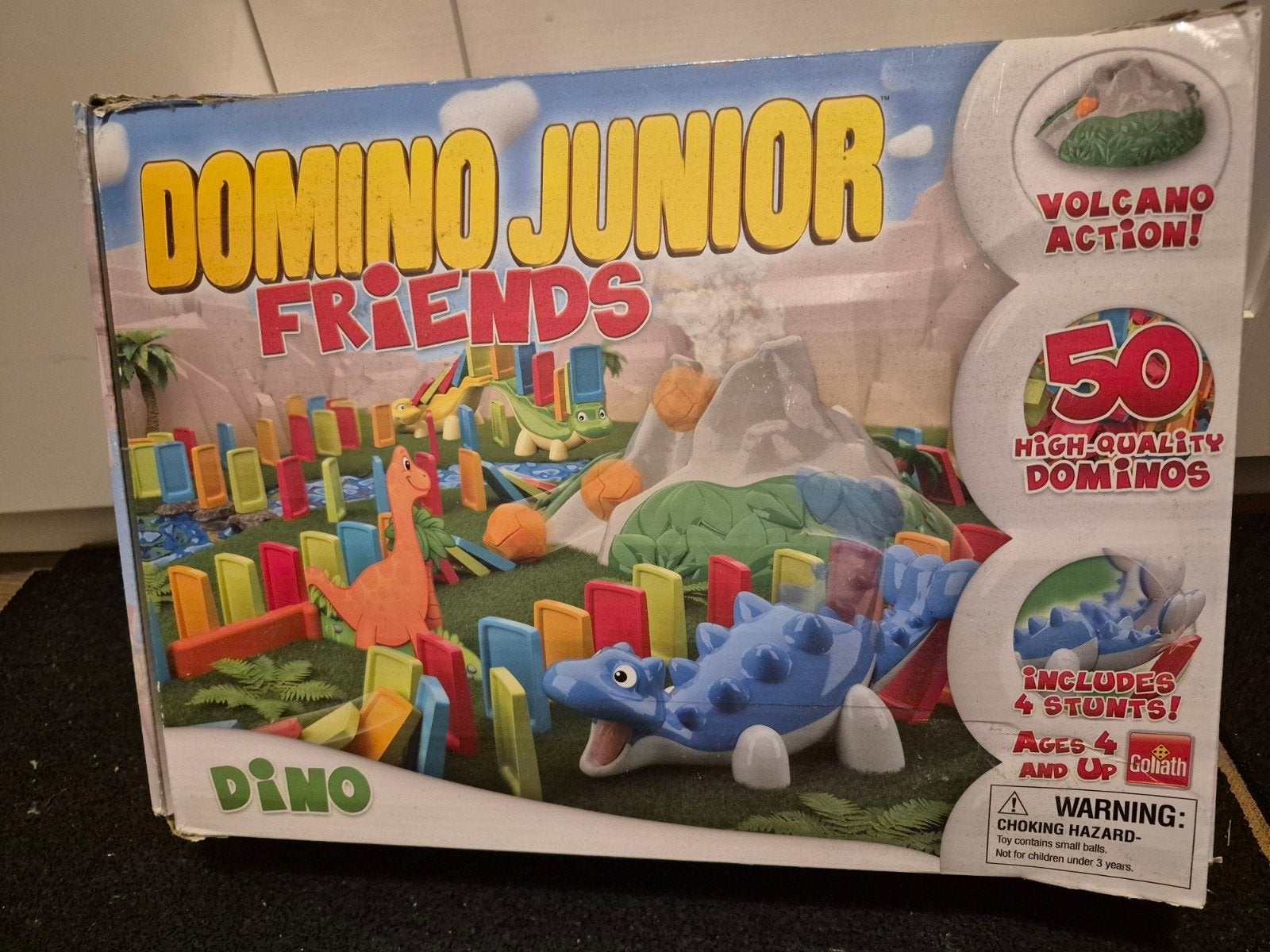 Domino Junior Friends Dino - Goliath, Ophalen of Verzenden, Gebruikt, Jongen of Meisje