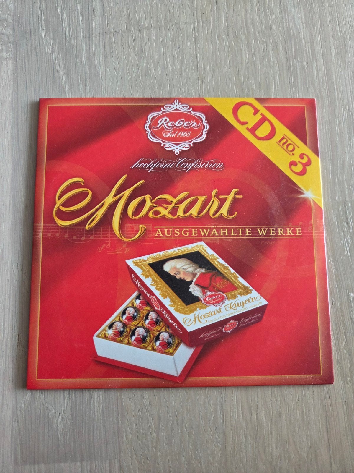 Mozart CD no. 3 - Reber Mozart-Kugeln (Klassieke Muziek), Ophalen of Verzenden