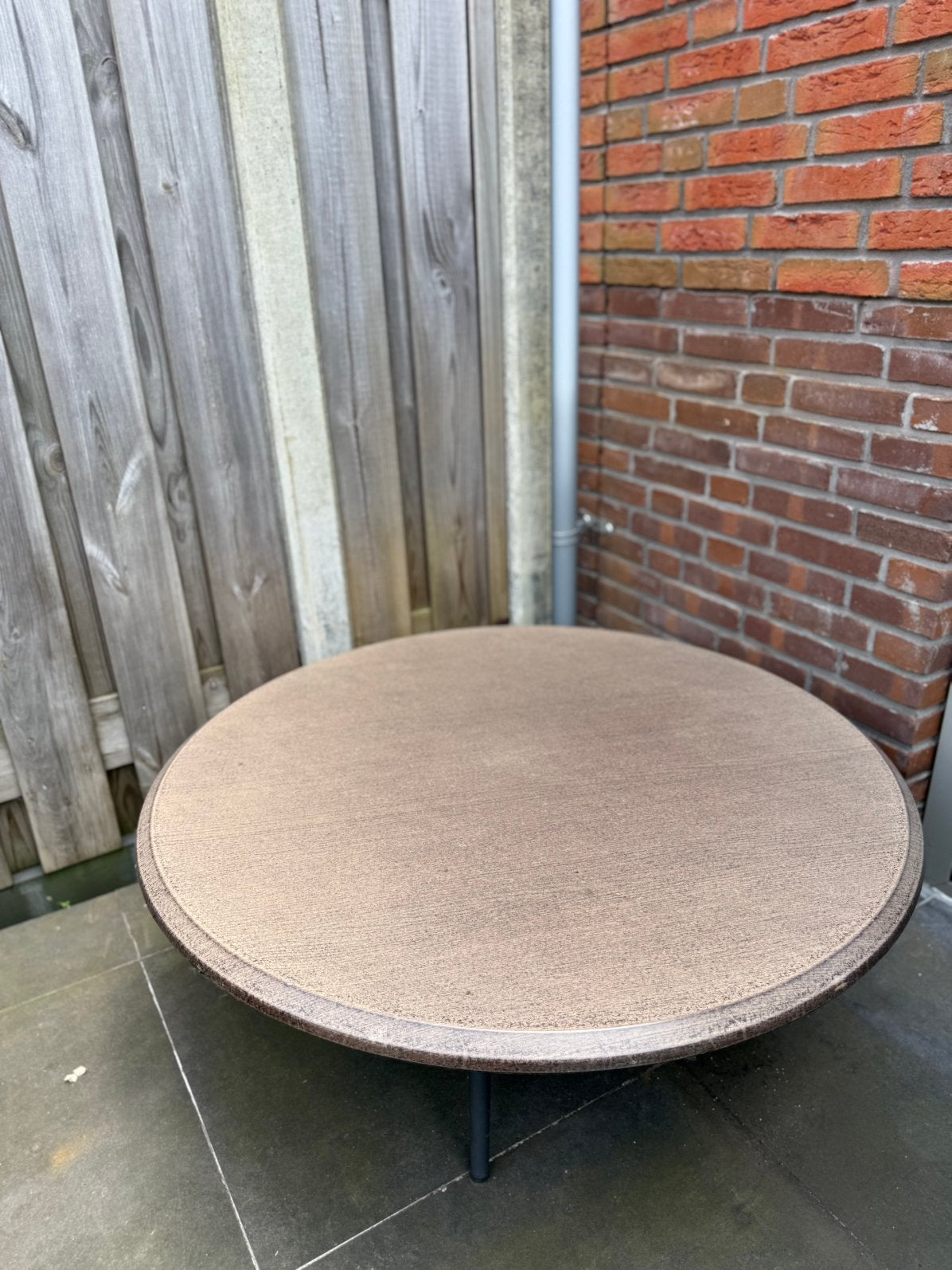 Ronde salontafel, Ophalen, Zo goed als nieuw, Rond, Kunststof