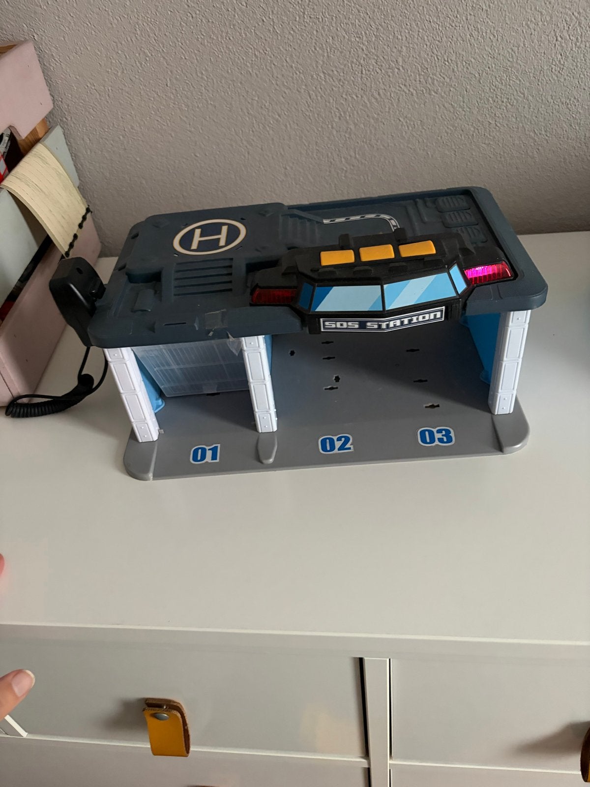 Dickie Toys Reddingsstation - SOS Station Speelset, Ophalen of Verzenden, Gebruikt