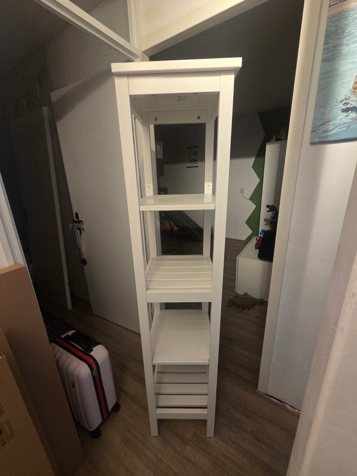 IKEA Hemnes open kast / stellingkast wit, Huis en Inrichting, Ophalen, Zo goed als nieuw