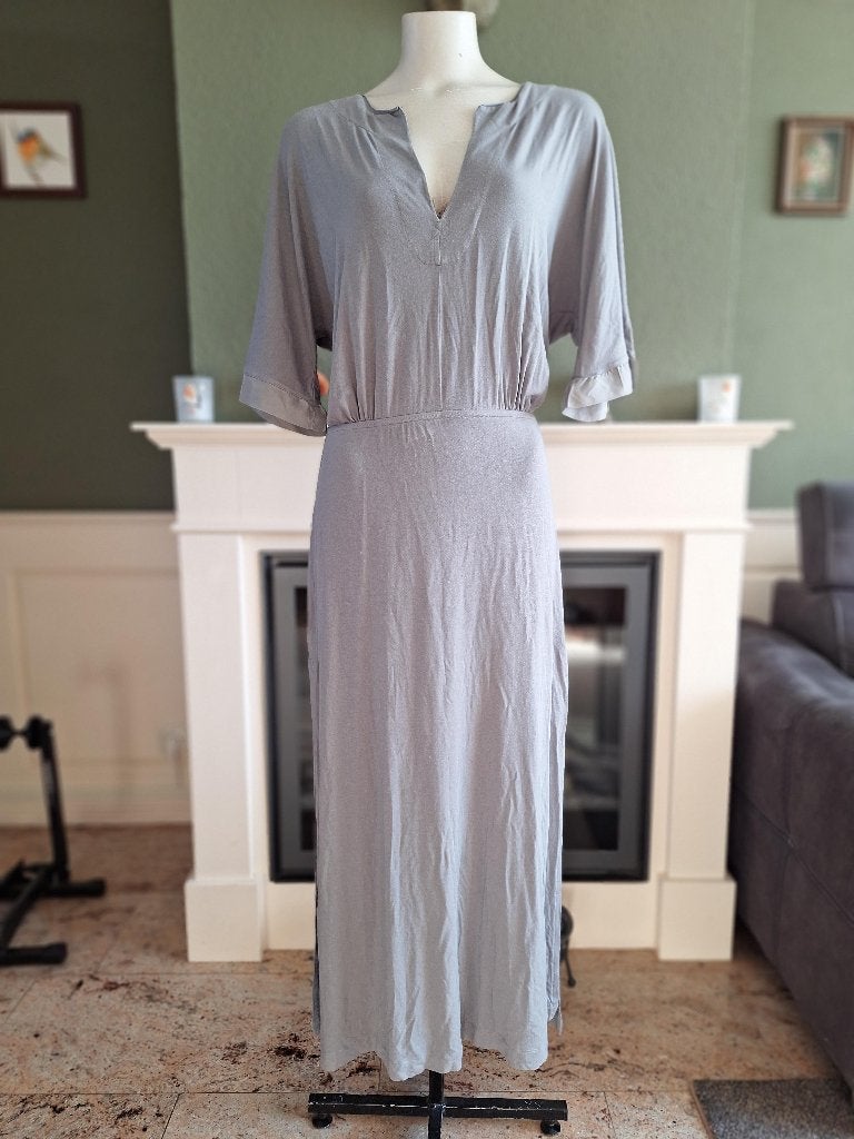 Hunkydory lange grijze jurk M 38, Maat 38/40 (M), Verzenden, Hunkydory, Grijs